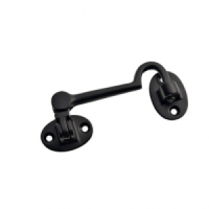 Wickes  Wickes Cabin Hook Black 100mm