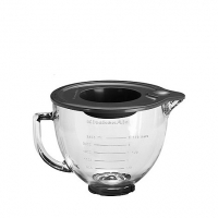 Debenhams Kitchenaid KicthenAid Artisan 4.8L glass bowl with lid