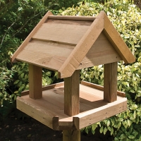 Wickes  Rowlinson Premium Timber Bisley Bird Table - 2 x 2 ft