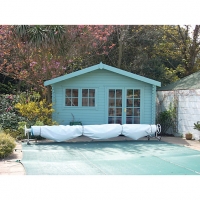 Wickes  Shire Abbeyford Double Door Garden Cabin - 12 x 10 ft