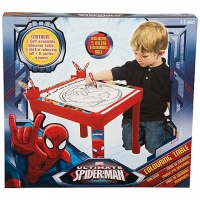 Debenhams Spider Man Colouring table with 5m roll