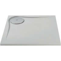 Wickes  Wickes 25mm ABS Ultra Low Profile Square Shower Tray White 7