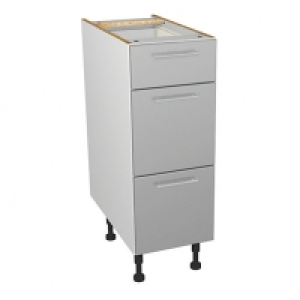 Wickes Orlando Grey Drawer Unit 300mm &pound;96.80