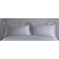 Debenhams J By Jasper Conran Light grey linen Alderley Oxford pillow case pair