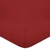 Debenhams Home Collection Red cotton rich percale fitted sheet