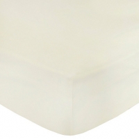 Debenhams Home Collection Ivory Egyptian cotton 200 thread count fitted sheet
