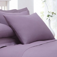 Debenhams Home Collection Lilac cotton rich percale pillow case pair