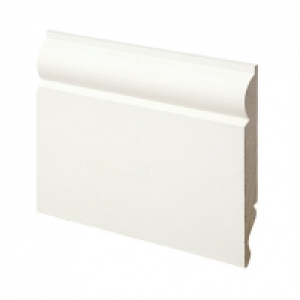 Wickes  Wickes Dual Purpose Primed MDF Torus/Ogee Skirting 14.5 x 11