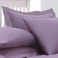 Debenhams Home Collection Lilac cotton rich percale Oxford pillow case pair