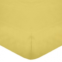 Debenhams Home Collection Yellow cotton rich percale fitted sheet