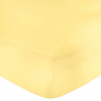 Debenhams Home Collection Yellow Egyptian cotton 200 thread count fitted sheet