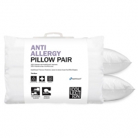 Debenhams Home Collection White Anti Allergy polyester pillow pair