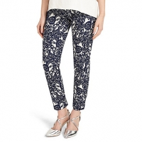 Debenhams Phase Eight Blue and ivory annie floral jacquard trousers