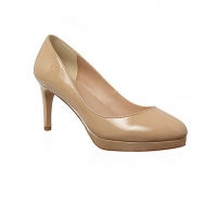 Debenhams Phase Eight Natural pia patent court shoes