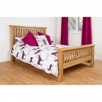 JTF  Canterbury Oak King Size Bed Straight Frame