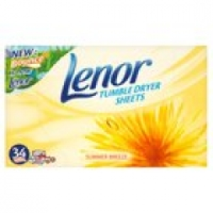 Lenor Summer Breeze Tumble Dryer Sheet