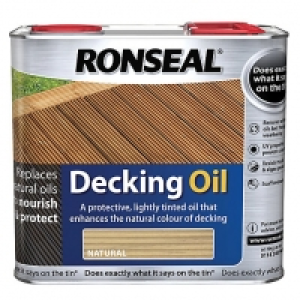 Ronseal Decking Oil Natural 2.5L £23.99