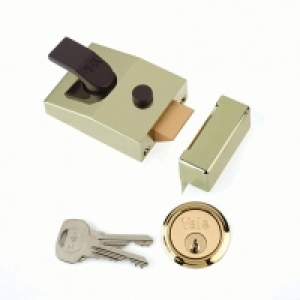 Yale P-89-BLX-PB-60 89 Deadlocking Nightlatch 60mm Brass £30.99