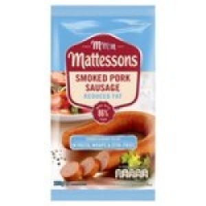 Mattessons Reduced Fat Smoked Pork Sausage £1.00