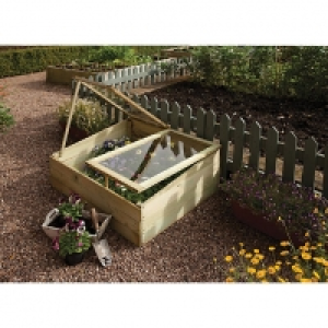 Rowlinson Natural Styrene Glazing Softwood Pent Cold Frame - &pound;79.99