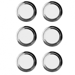Wickes Ring Knobs Polished Chrome Finish 35mm 6 Pack £14.29