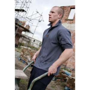 Scruffs Worker Polo T-shirt Grey Marl XXL £10.00