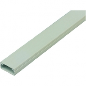 Wickes Mini Trunking White 18 x 9mm x 2m 10 Pack
