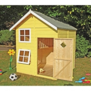 Wickes Croft & Bunk Split Level Timber Playhouse - 5 x 5 ft