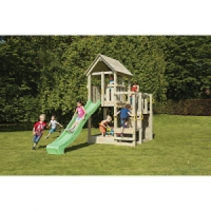 Shire Penthouse Playhouse With Bridge, Slide & Climbing Wall
