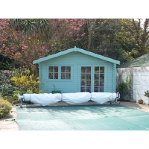 Shire Abbeyford Double Door Garden Cabin - 12 x 12 ft