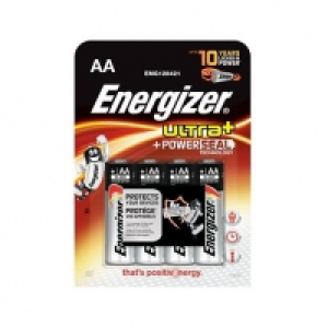 Energizer Ultra Plus Batteries AA 4 Pack £3.99