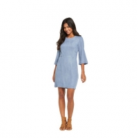 BargainCrazy  Warehouse Clean Fit Flare Sleeved Mini Dress