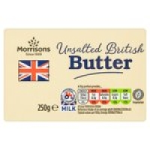 Morrisons Unsalted British Butter £1.18