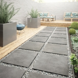 Al Fresco Graphite Porcelain Tile 610 x 610mm