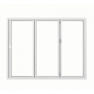Jci Aluminium Folding Door Set White Left Opening 2090 x 209