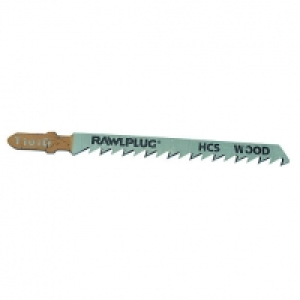 Rawlplug W4C Coarse Cut Jigsaw Blade For Wood Pack 5 £3.89