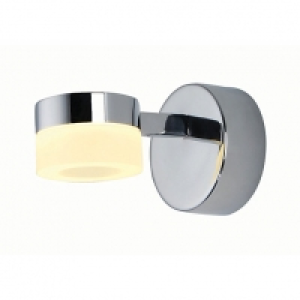 Spa Rhea 1 Light Bathroom LED Wall Light Chrome