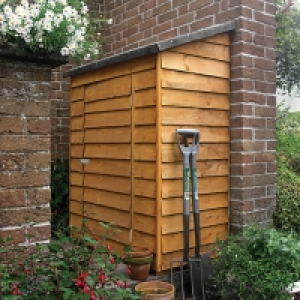 Forest Garden Shiplap Timber Maxi Wall Store - 4 x 2 ft