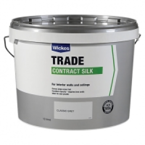 Wickes Contract Silk Classic Grey 10L &pound;24.99