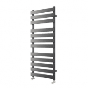 Wickes Haven Flat Panel Designer Towel Radiator - Anthracite