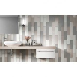 Wickes Twilight Taupe Ceramic Wall Tile 300 x 100mm