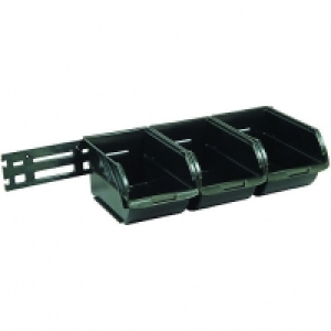 Wickes Small Wall Hung Storage Bins Pack 8 £6.59