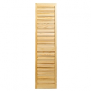 Wickes Internal Closed Louvre Door Pine 1829 x 457mm