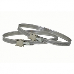 Manrose Metal Circular Hose Clips 2 Pack 1100