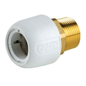 Hep2O Adapt Brass Male 3/4in x 22mm Skt