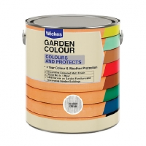 Wickes Garden Colour Classic Cream 2.5L &pound;15.99