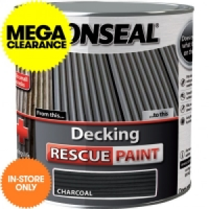 Ronseal Decking Rescue Paint Charcoal 2.5L £23.99