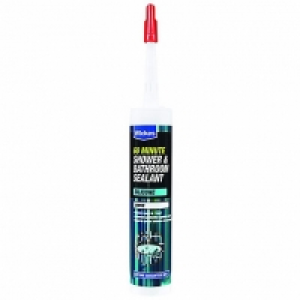 Wickes 60 Minute Shower & Bathroom Sealant White 310ml £6.99