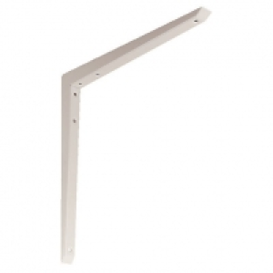 Wickes Hi-Load Mitred Bracket White 200x200mm £8.99