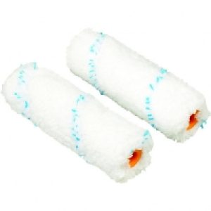 Wickes Mini Microfibre Roller Sleeve Medium Pile 100mm 2 Pac &pound;3.99
